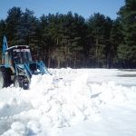 К Открытию Велосезона поляну очистили от снега