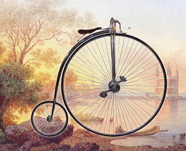 Английский велосипед Паук Александра III